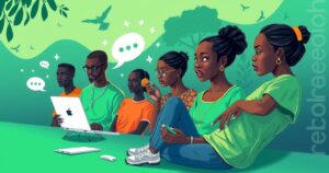 Digital activism in Kenya symbolizes transparency and rights advocacy, showcasing technology and engagement in solidarity.