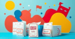 Colorful ballots represent Mexico's historic election of judges, symbolizing democracy and civic engagement.