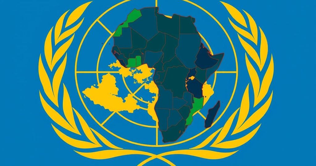 Two African nations representing Africa in the UN Security Council, symbolizing leadership and unity.