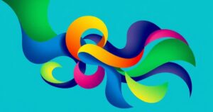 Colorful abstract representation of regional cooperation symbolizing unity in free movement and security among Caribbean nations.