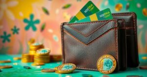 A wallet with naira debit cards, symbolizing renewed international transaction capabilities and economic recovery in Nigeria.